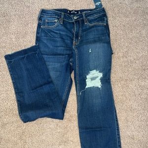 Hollister high rise slim straight jean